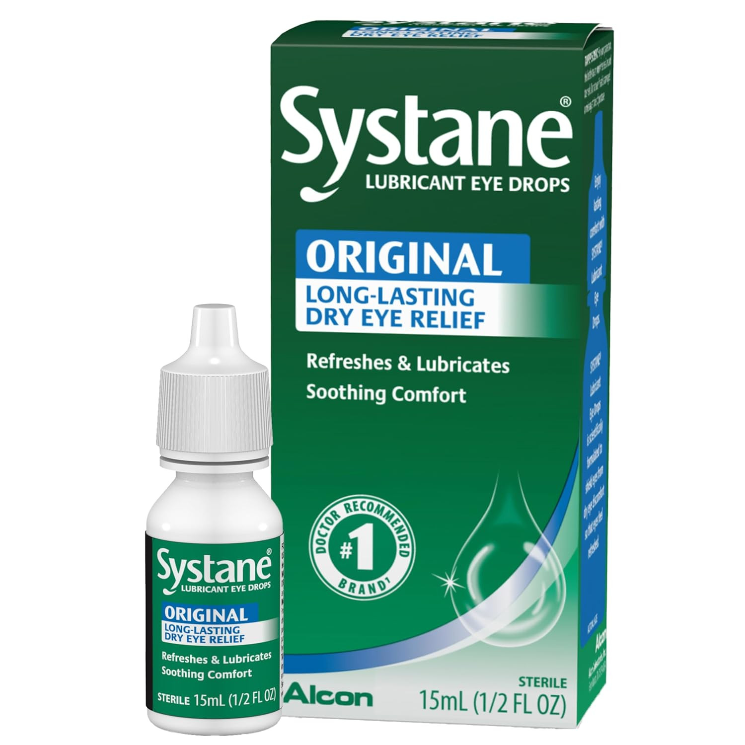 Long Lasting Lubricant Eye Drops, 15-Ml
