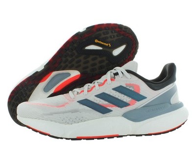 Adidas Solarboost 5 Mens Shoes Size 8.5, Color: Crystal White/Grey Five/Solar