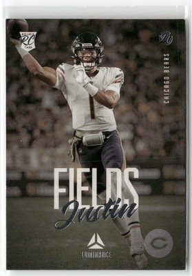 Justin Fields 2021 Panini Chronicles Luminance Football #203 Rookie RC