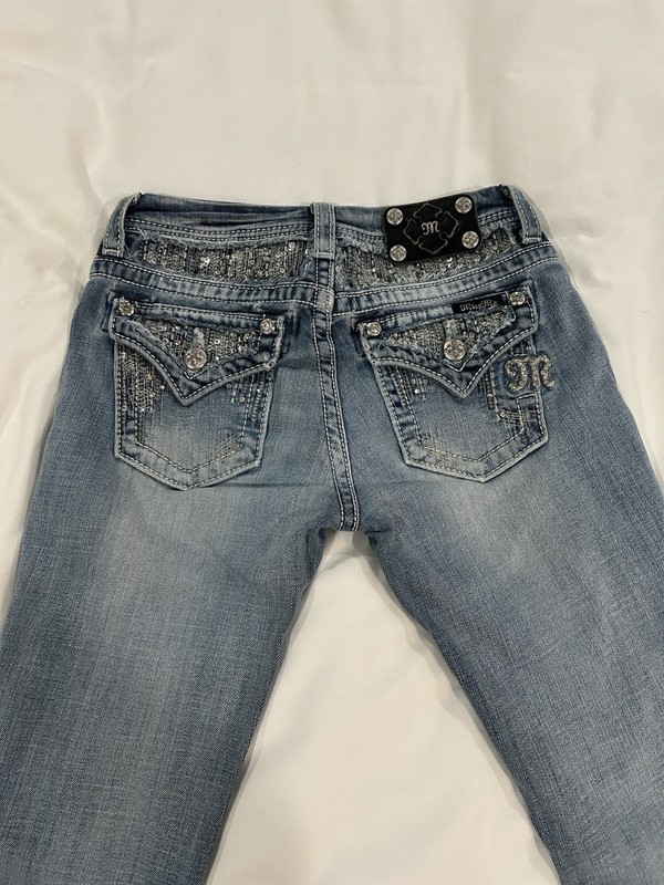 Girl Miss Me Vintage Jeans Y2K