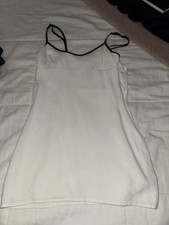 Pacsun L.A. Hearts Women's Full Slip Dress White Size S Adjustable Strap Solid