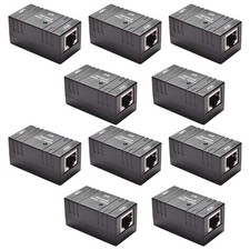 10PCS Passive RJ-45 POE Injector Splitter Power Over Ethernet Adapter