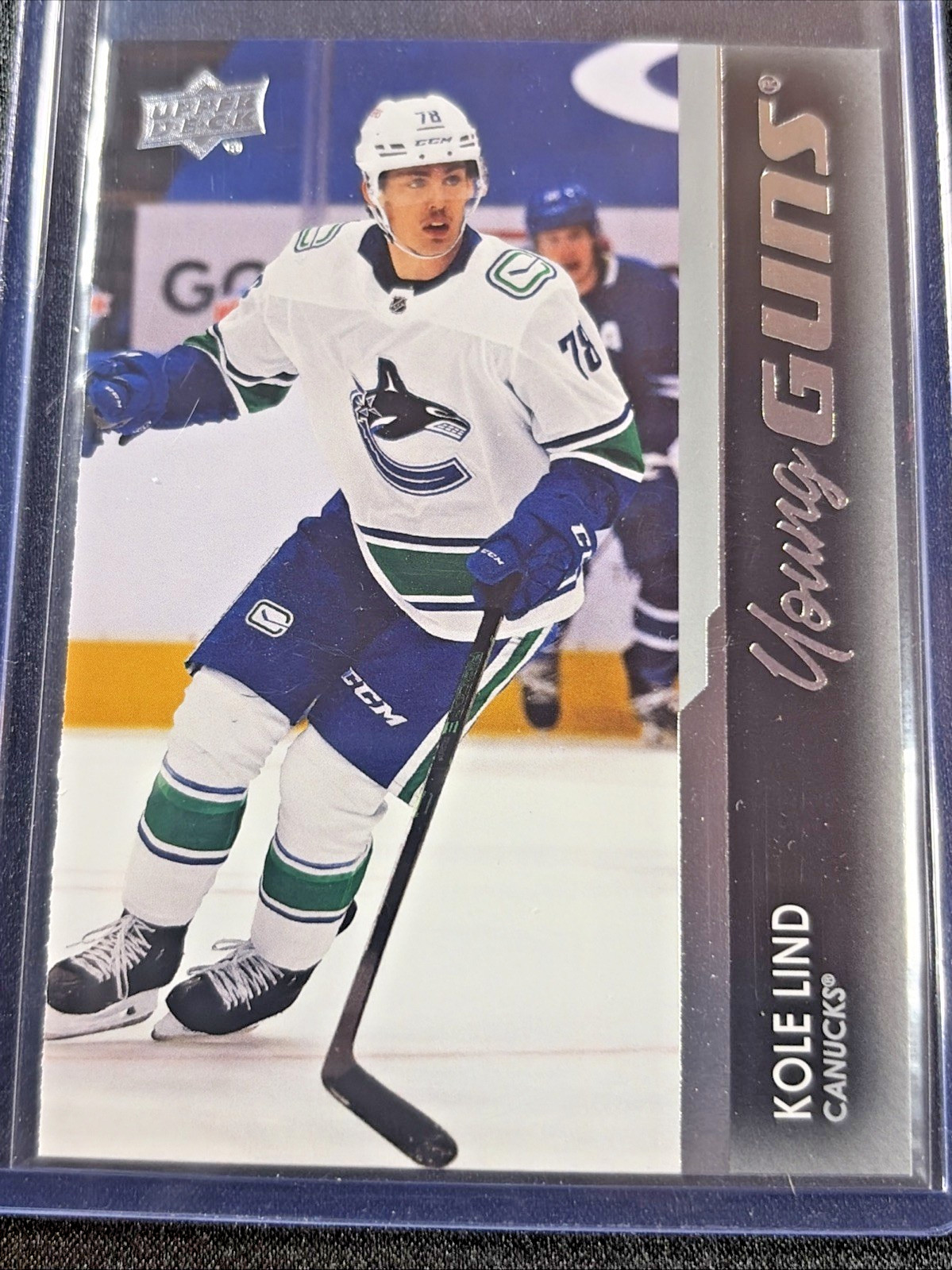 Kole Lind YOUNG GUNS Rookie 2021-22 Upper Deck Series 1 Hockey #247 NHL RC