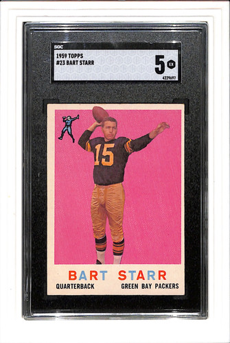 Bart Starr #23 1959 Topps card