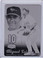 2006 Fleer Flair Showcase MIGUEL TEJADA Black Printing Plate 1/1 #123 Orioles