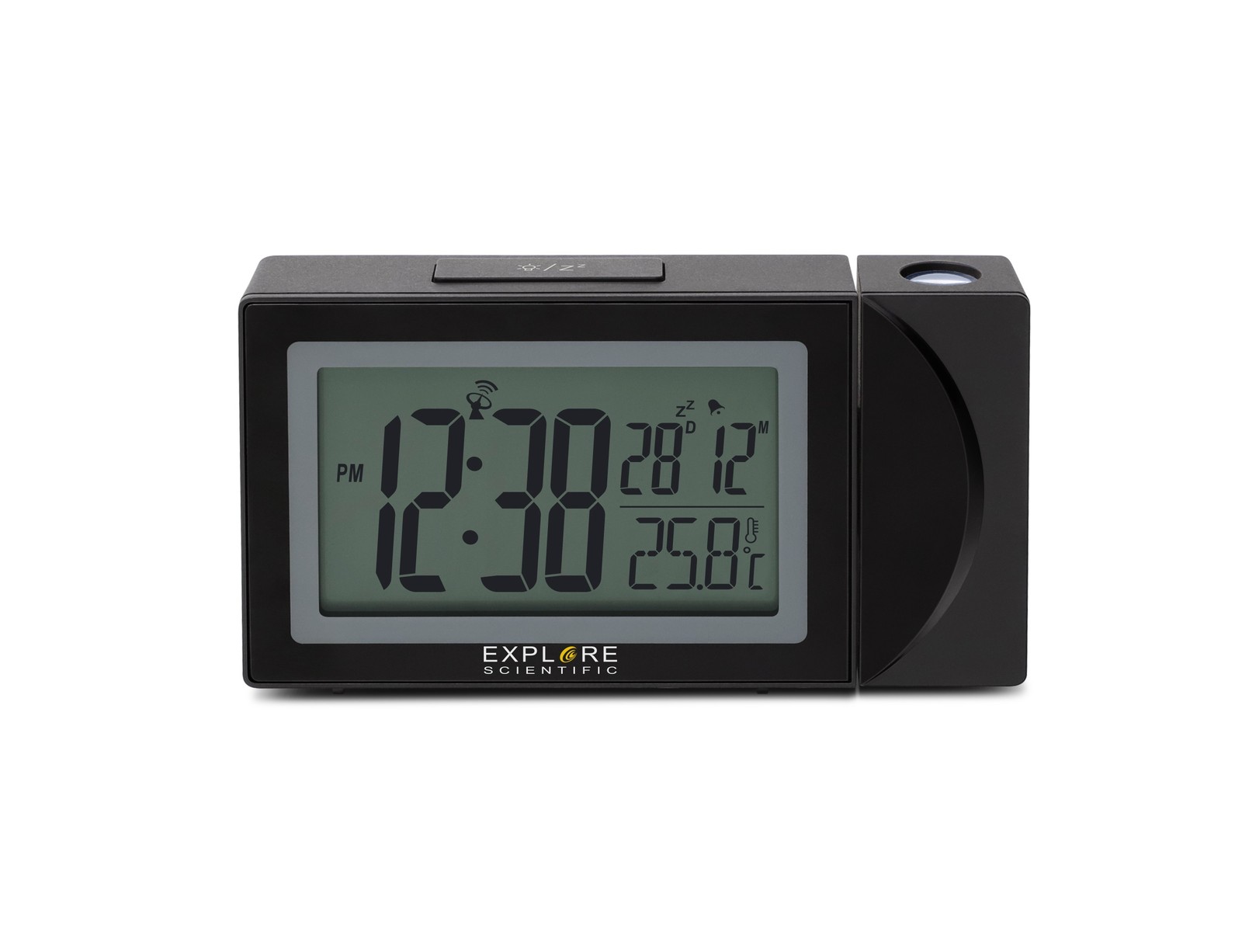 Sveglia digitale con caricabatterie wireless, 3 A 5 V/9 V, si abbina automaticamente alla ricarica rapida, con display della temperatura, calendario e protezione multipla, per camera da letto