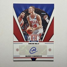 2021-22 Chronicles HHR-MRK Marko Simonovic Hometown Heroes Rookie Auto Red Bulls