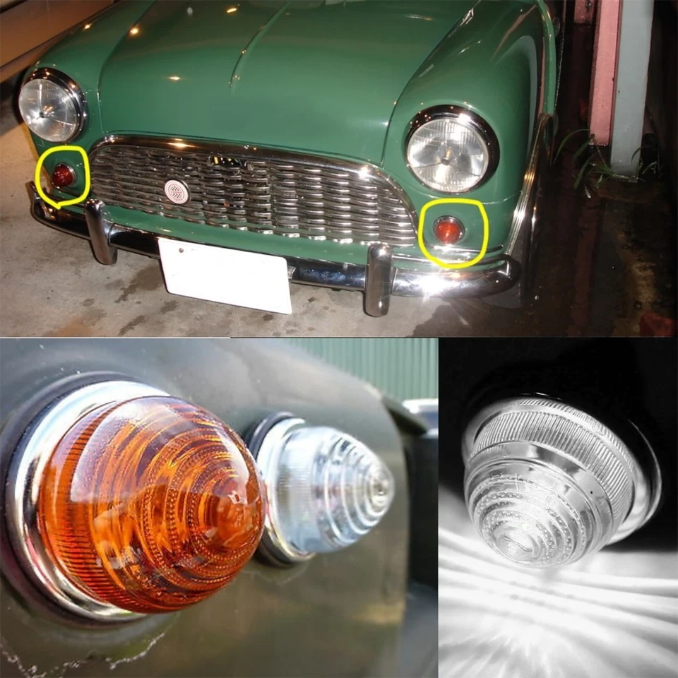 Luz LPB630 para Land Rover Lucas L594 1958-1986/Clásico Mini Morris Minor 72 mm Foto 3 de 4