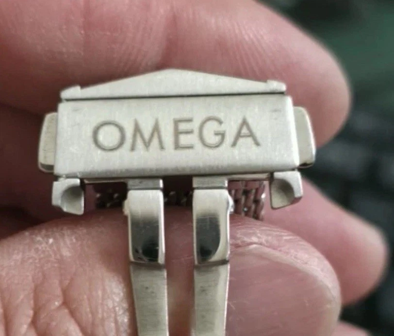 Correa de reloj Omega de malla inoxidable trenzada de 20 mm (¡solo correa!) Foto 3 de 4