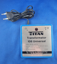 Titan 108 Universal Transformator Trafo 60VA Top Zustand