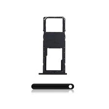 Single Sim Card Tray Holder Replacement Part for Samsung A01 A015 2020 BLACK