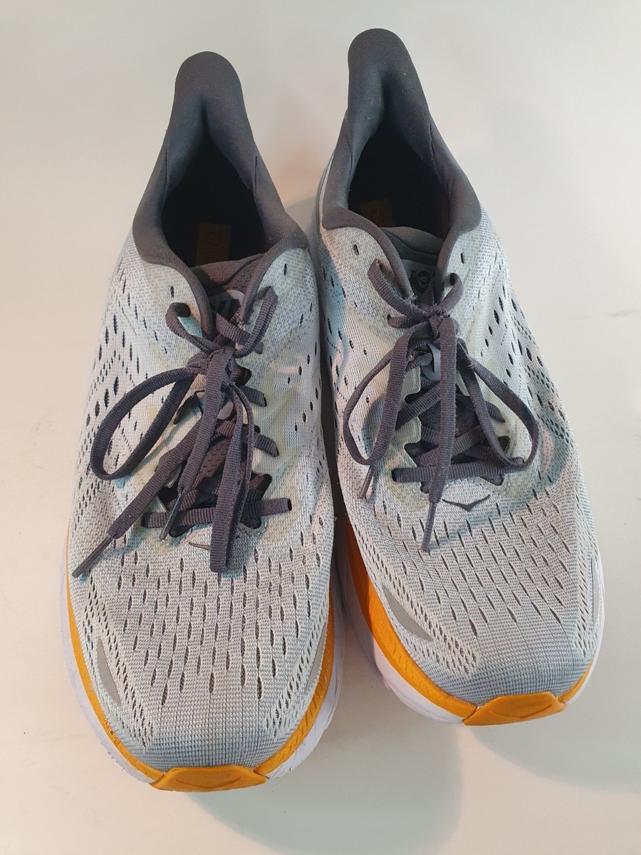 Hoka One One Clifton 8 Men 11.5 D Blue Fog Running Jogging  display picture 3