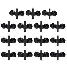 15 Pcs Glass Suction Cup Fish Tank Divider Clear Kit for Aquariums