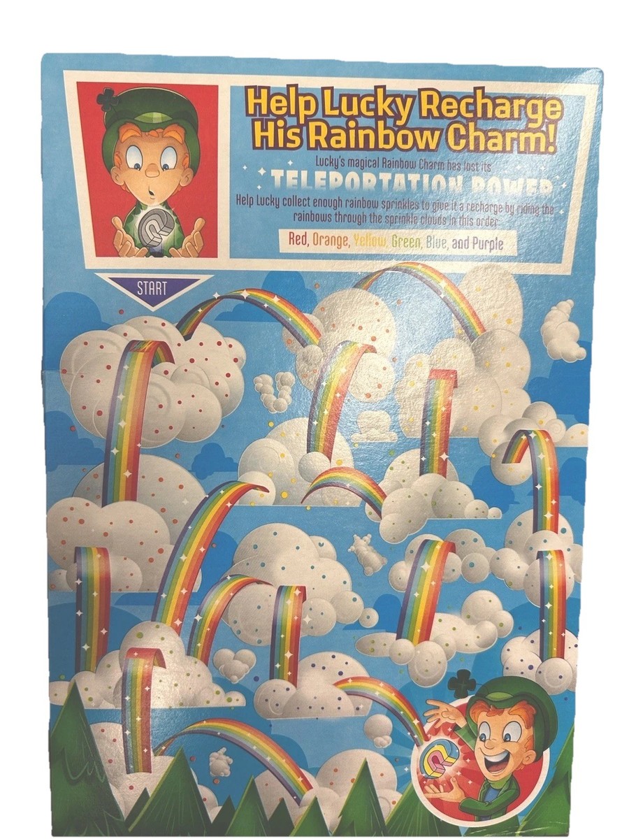 NEW Limited Lucky Charms Rainbow Sprinkle Birthday Cake Confetti