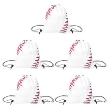  5 Pcs Zaino Sacco Sacca Porta Palloni Con Coregone Borsa Sportiva