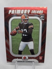 2025 Panini Donruss Optic - Rookie Primary Colors Shedeur Sanders #19 (RC)