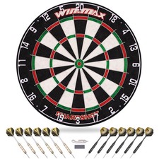 WIN.MAX Dart Board - Bristle Steel Tip Dartboard for Adults Bristle Steel Tip...