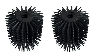 DITI Silikon Ersatzbürste für WC Garnituren Bürstenkopf Ø 7,5 cm  (2-set)