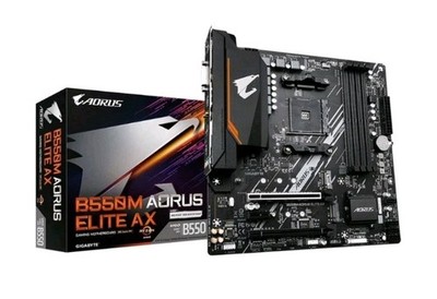 New GIGABYTE B550M AORUS ELITE AM4 AMD B550 Micro-ATX Motherboard 3rd Gen AMD