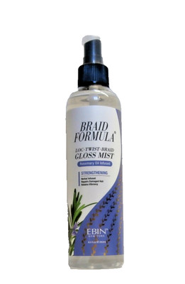 EBIN NEW YORK LOC TWIST BRAID GLOSS MIST Rosemary Oil Infused 8.5 oz  (1 Bottle)