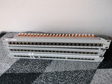 3 Stück Telegärtner CAT 6 / CI. E 24 Port Netwerk Patch Panel 19" 1HE RJ45