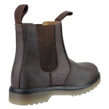 Image of Amblers Chelmsford Dealer Boot Brown Full grain leather upper with waxy finish