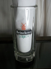 Vintage Heineken Glass Beer Stein Logo and Windmill 1 Pint 6 Inch