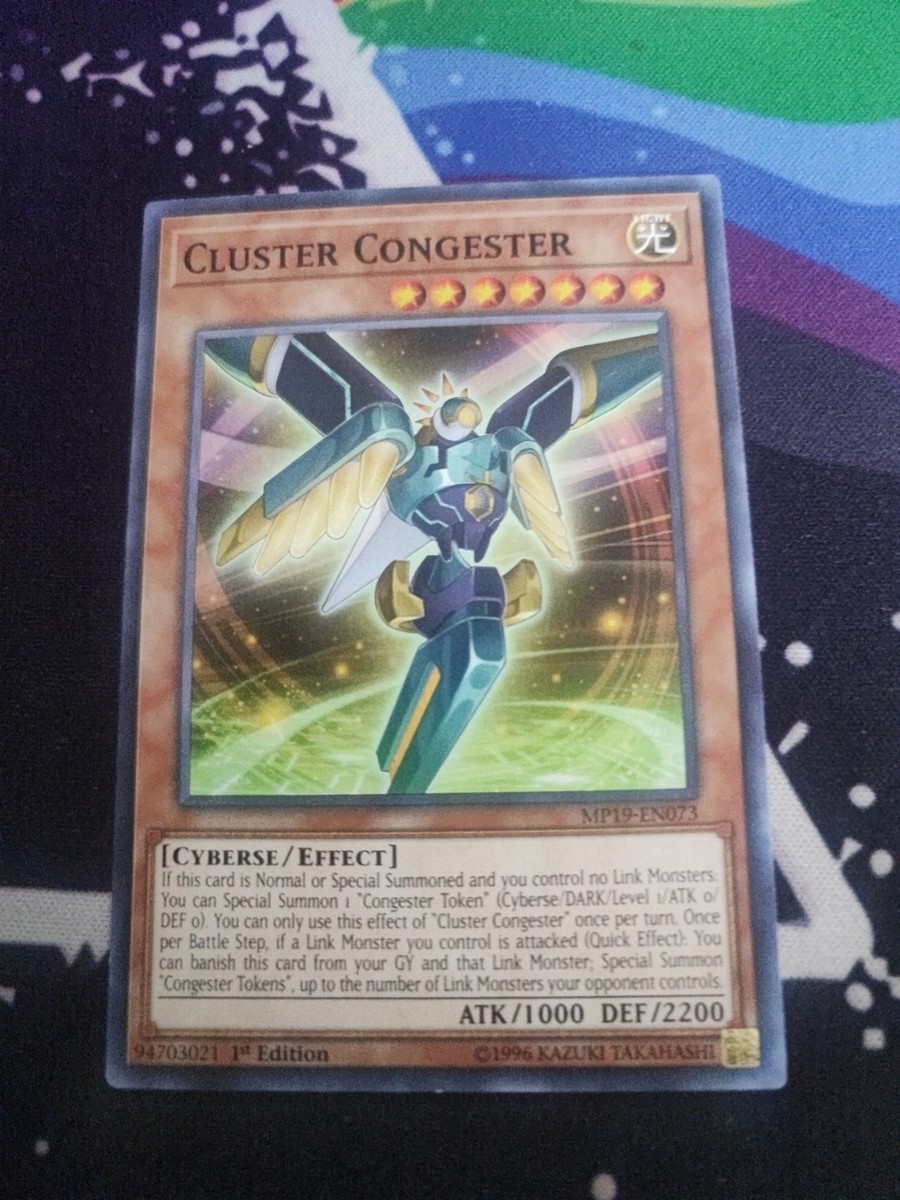 Yu-Gi-Oh! Cluster Congester Card — MP19-EN073 Common 1st Edition Mega Pack