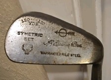 Spalding Vintage 7 Iron Symetric Set Hickory Shaft Right Hand Golf Club 36in