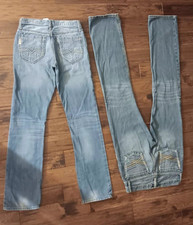 Cinch Ian Jeans 31x36 Mens Bootcut Western  2 pair Cowboy Blue Denim MB65436