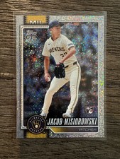 2026 Topps Series 1 Celebration Jacob Misiorowski RC Confetti Foil #10 Brewers