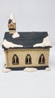VINTAGE Pacific Rim Ceramic Church Christmas Decoration Model#1955 Lighted Works — photo 2