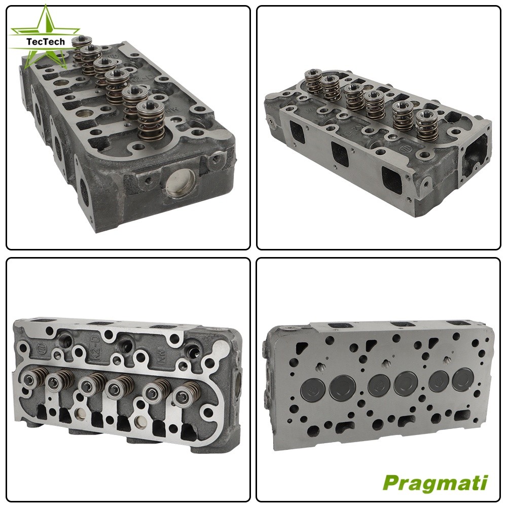 For Kubota D1105 Complete Cylinder Head With 1G065-03044R Full Gasket Kit
