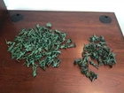 Marx Large Lot of dark green Marines and GIs