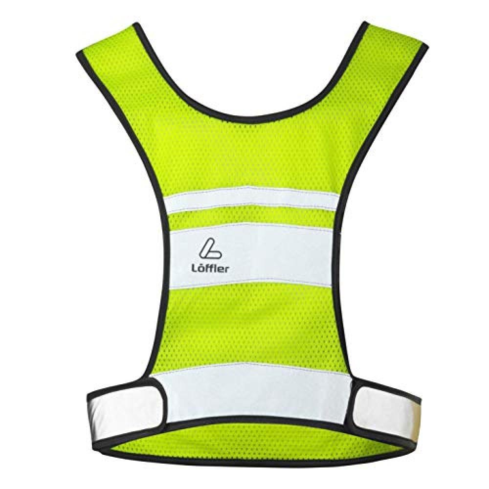 (TG. XL) Löffler Gilet Riflettente Unisex, Unisex - Adulto, Gilet, 24457, Giall