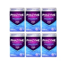 6 Pack Phazyme Maximum Strength Softgels 36 Each