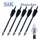 5 x Jagdbolzen Carbon mit Alunocken, Cobra R9/RX/R10/Adder/ Steambow PD5