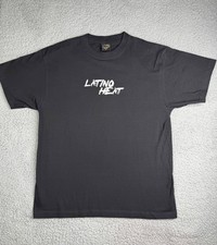 WWE Eddie Guerrero Mens T-Shirt Black Large 1998 Latino Heat CH Gold Series 90s
