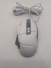Logitech G502 X Wired Mouse LIGHTFORCE hybrid optical-mechanical HERO 25K- White