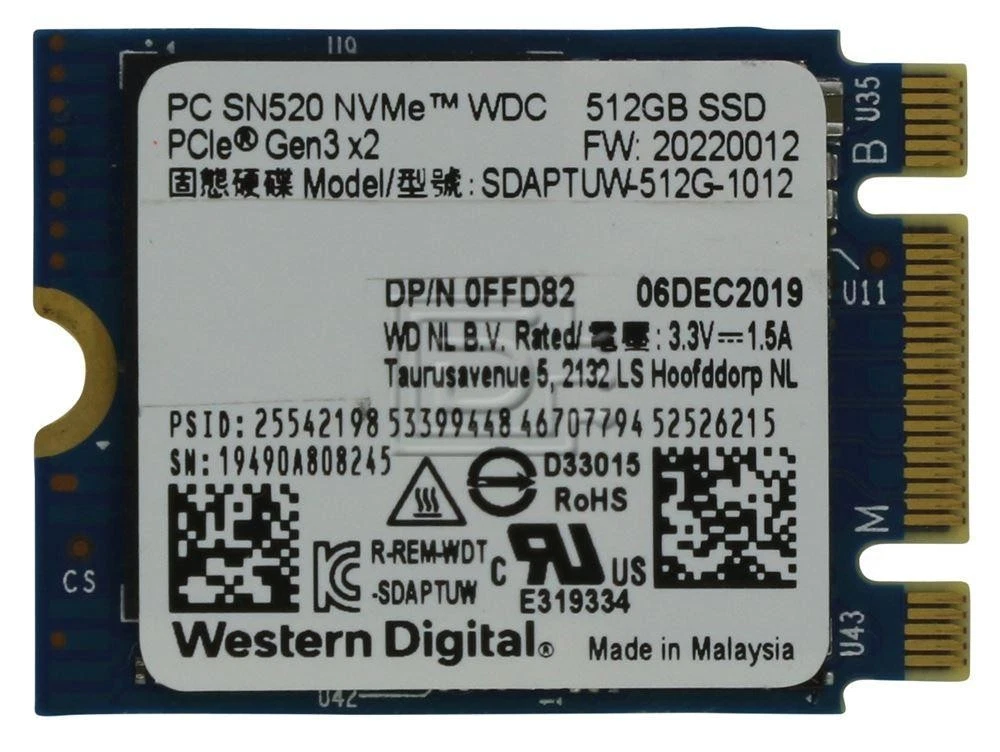 Western Digital 512 GB Solid State Drives for sale - eBay