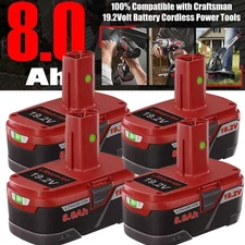 2~4Pack 19.2V 8.0Ah For Craftsman C3 DieHard Lithium ion XCP Battery 11375 11570