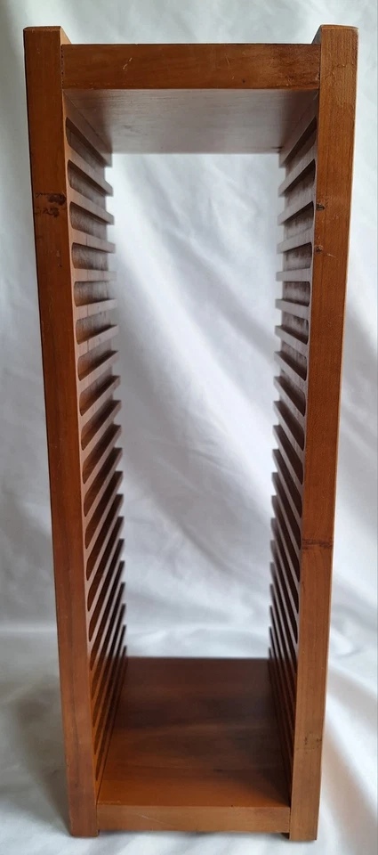 Estante de almacenamiento de CD de madera independiente Foto 4 de 4