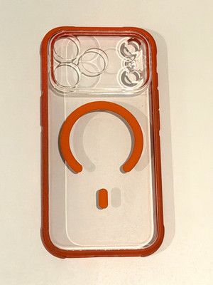 dbrand Ghost Case with Magsafe for iPhone 17 Pro - Clear/Orange USED