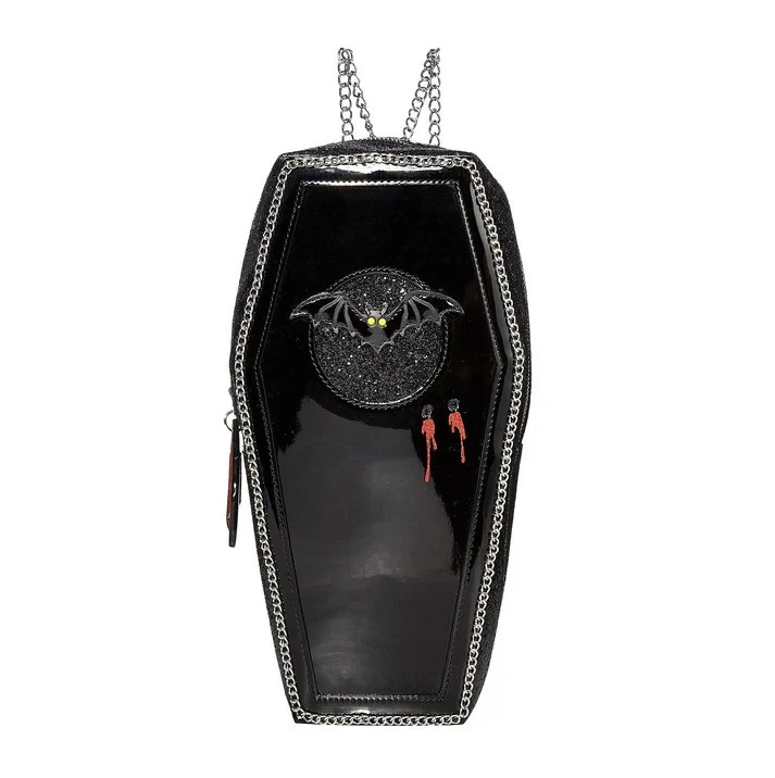 Betsey Johnson Kitsch Can't Stop Coffin Backpack NWT RARE FIND image 4