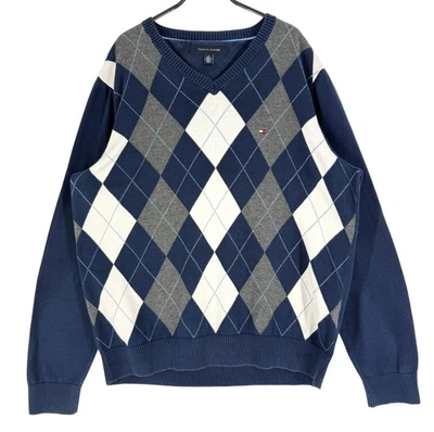 Tommy Hilfiger Herren V-Ausschnitt Pullover Strick Größe M - Bild 1 von 4