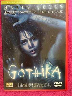 Gothika DVD Halle Berry Penelope Cruz Robert Downey Jr Disc Spanisch Rot English