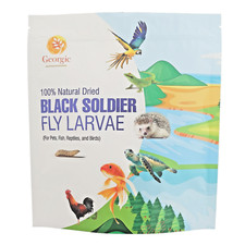 Dried Black Soldier Fly Larvae for Pets, Fish, Reptiles, Birds, Calcium Source