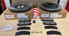 OEM 2011-2020 TOYOTA SIENNA FRONT BRAKE KIT ROTORS, TCMC PADS & SHIMS
