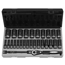 Grey Pneumatic 82629MD 1/2" Drive 6 Point 29 Piece Metric Deep Duo Socket Set