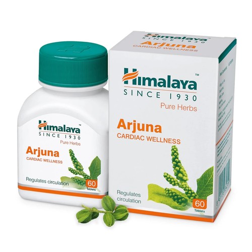Himalaya Arjuna Cardiac Wellness Bottle of 60 Tablets Free Shipping